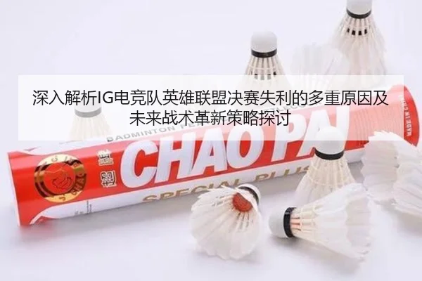 深入解析IG电竞队英雄联盟决赛失利的多重原因及未来战术革新策略探讨